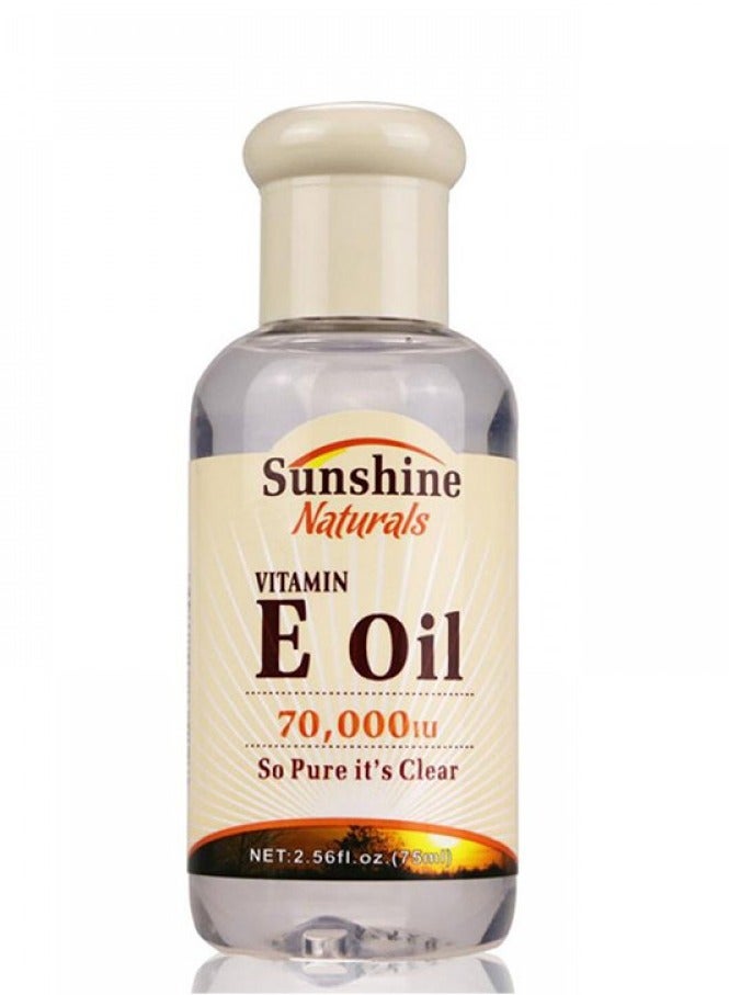 Sunshine Naturals Vitamin E oil 75 ml - Image 1
