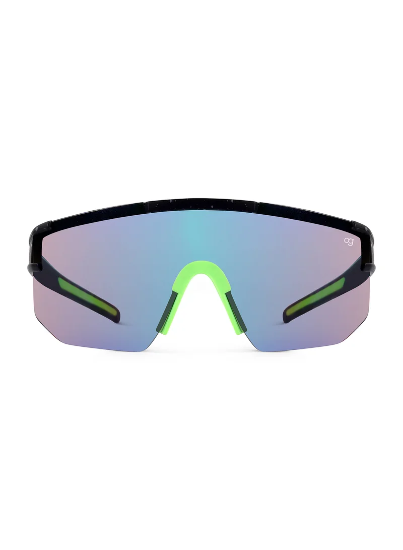 Woggles  Unisex Uv-Protected Green Sports Sunglasses  | Best Price UAE