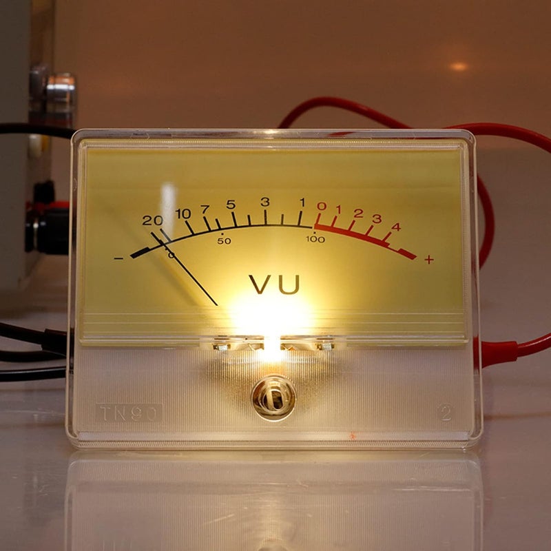 مقياس VU عالي الحساسية لوحة صفراء مقياس VU مضخم رقمي مؤشر صوتي مستخدم في المسرح المنزلي خلاط مضخم رقمي منزلي - Image 3