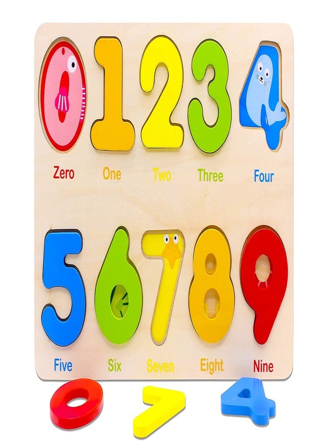 Aile Wooden Preschool Learning Number Puzzles Toys for Kids Age 2-4， Educational Toys. - Image 2