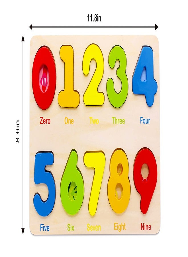 Aile Wooden Preschool Learning Number Puzzles Toys for Kids Age 2-4， Educational Toys. - Image 3