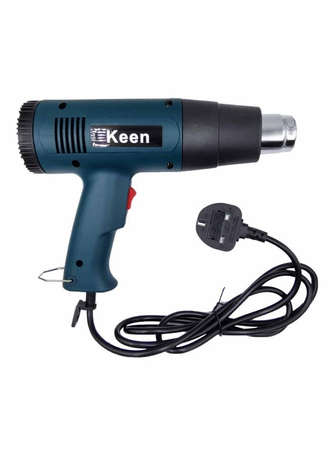 Keen OS-105 Professional Heat Gun 2000W, Variable Temperature Hot Air Gun, 220-240V, 50/60Hz Electric Heat Tool for Paint Removal, PVC Shrink Wrapping, Vinyl Wrap, Drying, Plastic Welding and DIY Projects - Image 3