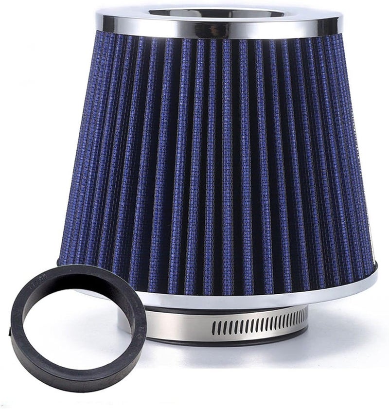 Wivplex Universal Car Air Filter - 65MM Blue - Image 1
