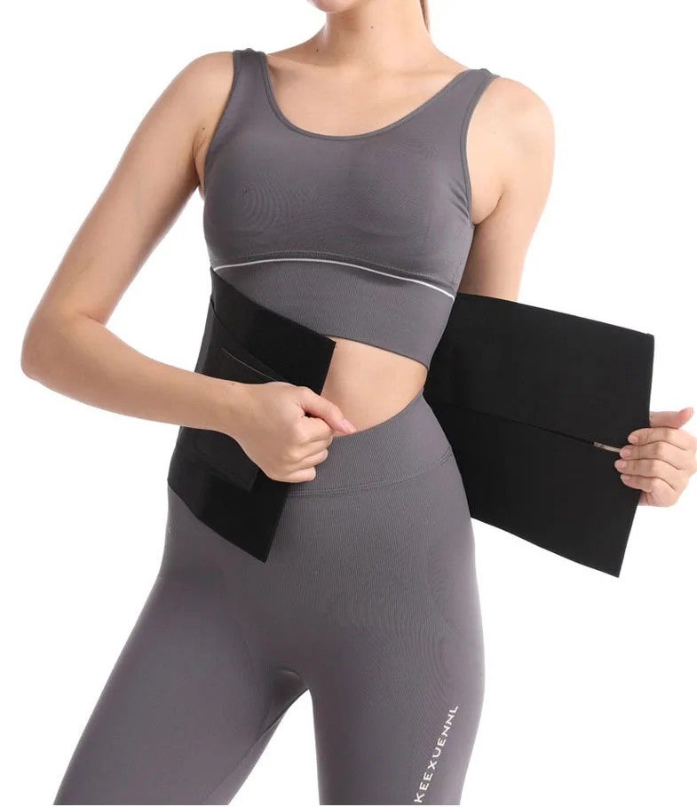 Bluejw Women's Fitness High Compression Elastic Waist Trimmer Belt - Back Support Waist Trainer for Slimming - Image 5