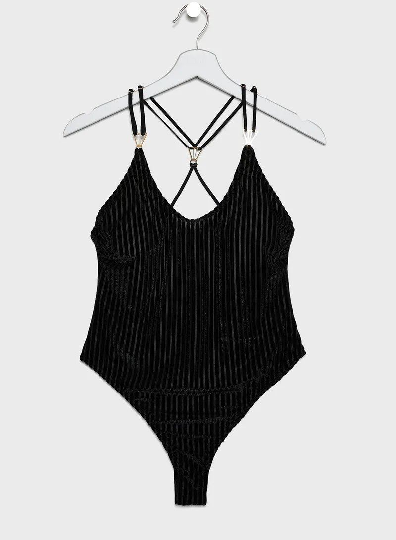 BLUEBELLA Avia Cross Back Ribbed Body