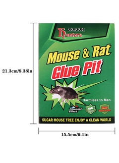 Arabest 6Pcs Mouse Rat Strong Adhesive Sticky Glue Traps Powerful Non-Toxic Easy To Set Disposable Mice Catcher Pad  - Image 5