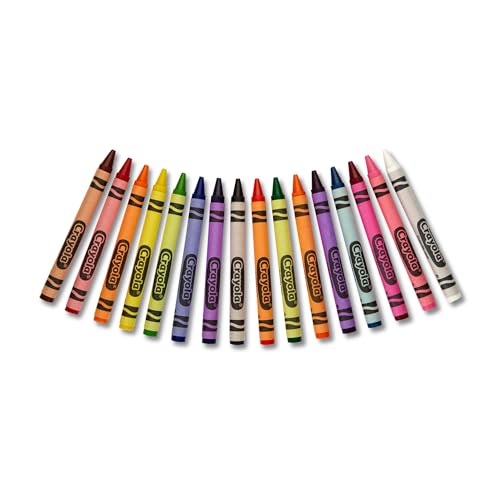 Crayola Crayons, School Supplies, Colors may vary, 16 Count, Crayon Size 3-5/8"L x 5/16" Diameter - Image 4