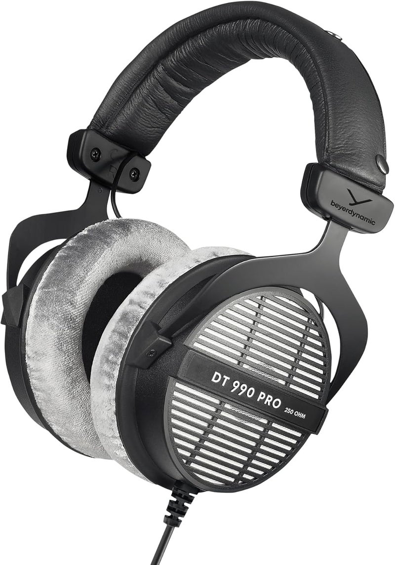 Beyer Dynamic DT 990 Pro 250 ohm Over-Ear Studio Headphones For Mixing, Mastering, and Editing, Wired - Image 1