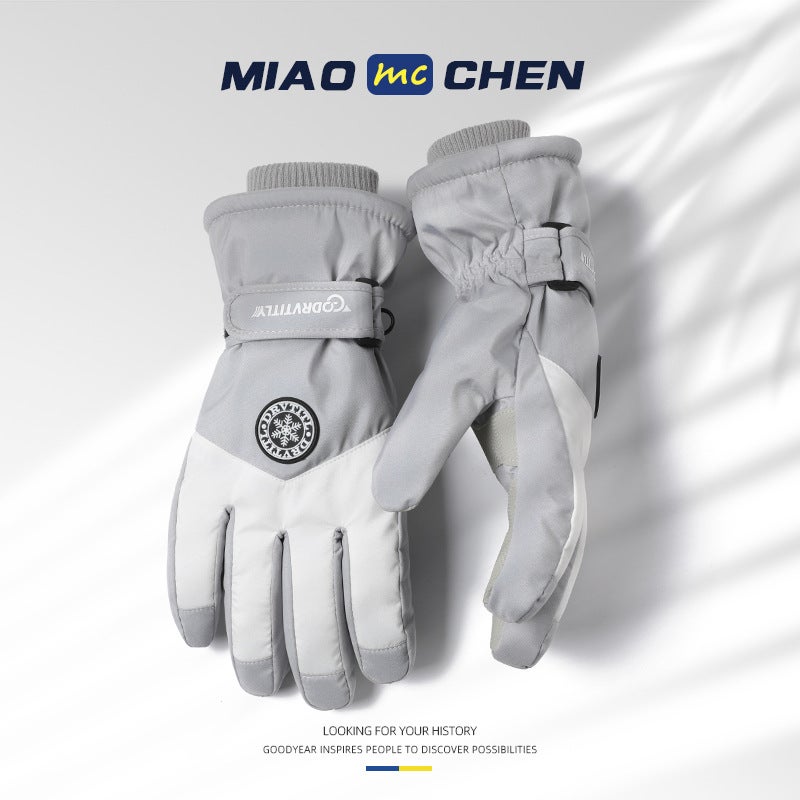 Winter Warm Touchscreen Gloves for Couples Light gray (ladies size) 