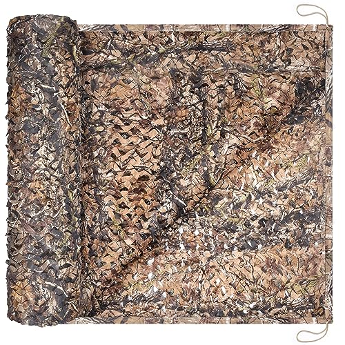 Camohute Camo Netting Camouflage Netting with Mesh Backing Military Camo Nets Sunshade Fence Tarp Net Lightweight Great for Duck Hunting Blind Shooting Photography - Image 1