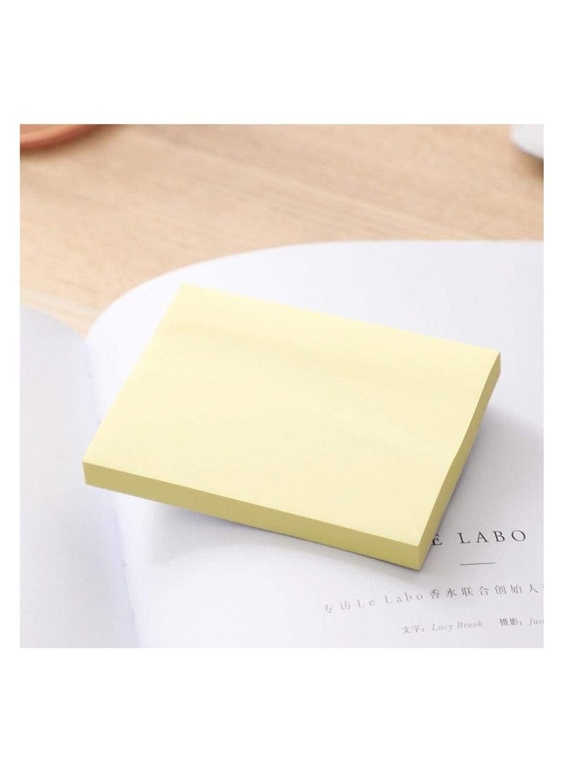 Deli 12-Pad Sticky Notes 3x4 Inch Size Yellow Colour - Image 4