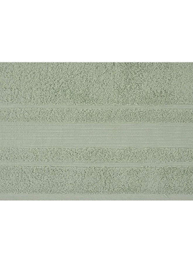 Qute Home Qute Home 4Piece Washcloths Towels Set 100 Turkish Cotton Premium Quality Towels for Bathroom Quick Dry Soft and Absorbent Turkish Towel Set Includes 4 Wash Cloths Green  - Image 2