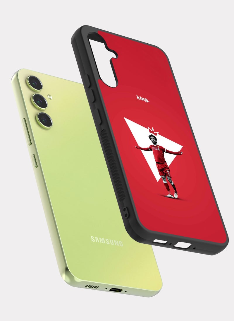 بكسلات كفر سامسونج جالكسي ايه 34 محمد صلاح ليفربول احمر - Image 2