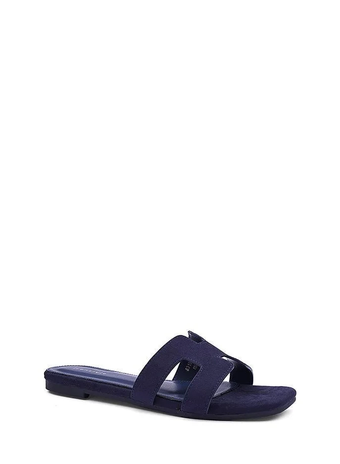 IconStyle Womens H suede slip-on flat Sandal