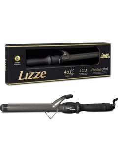 Lizze Lizze Ceramic Curling Wand  Ionic Barrel Clamp for Professional Thick Hair Curls 1 14 inch  Tenaza Para Ondular El Cabello 