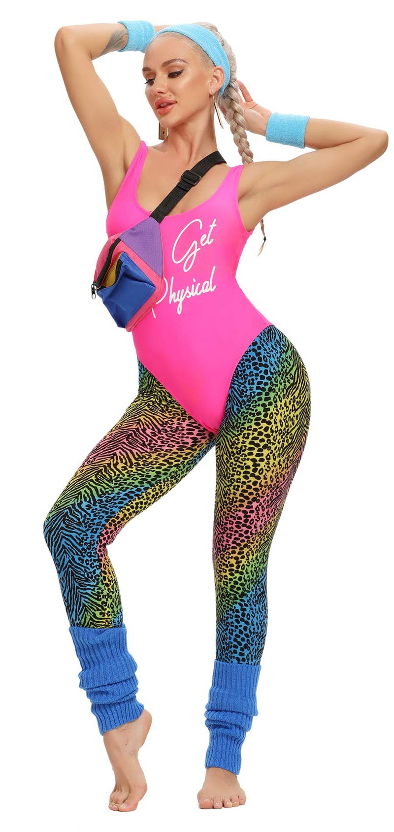 MIAIULIA Women's Retro 80s/90s Inspired High Cut Low Back Padding One Piece Swimwear Bathing Suits Physical Pink Small - Image 4