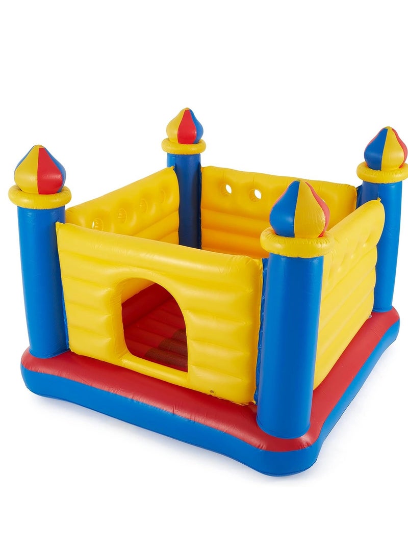 Intex Jump-O-Lene Castle Inflatable Bouncer, Size 175.3 X 175.3 X 134.6 Cm - Image 1