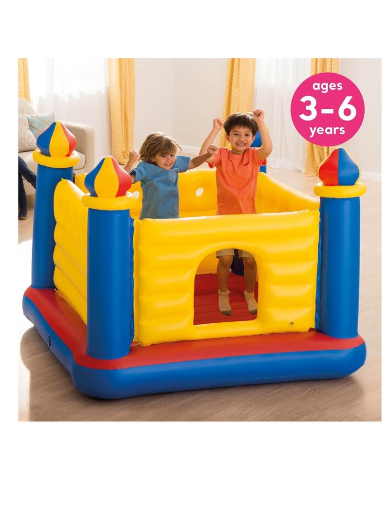 Intex Jump-O-Lene Castle Inflatable Bouncer, Size 175.3 X 175.3 X 134.6 Cm - Image 4