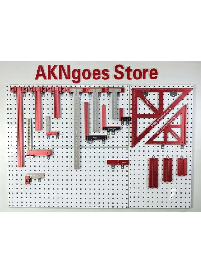 AKNgoes Woodworking Scriber T-Square Ruler 12in with Thoughtful Support Lips, Architect Ruler for Carpenter Work, Layout and Measuring Tools… - Image 5
