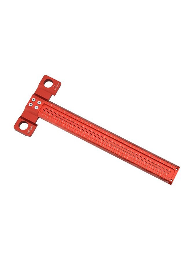 AKNgoes Woodworking Scriber T-Square Ruler 12in with Thoughtful Support Lips, Architect Ruler for Carpenter Work, Layout and Measuring Tools… - Image 1