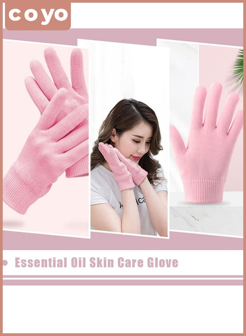 COYO Gloves and Socks, Gel Spa Moisturizing Therapy Socks ＆ Gloves, Soften Repairing Dry ed, Hands Feet Skin , Effective in Repair Dry and Chapped Hands and Feet Skin - Image 3