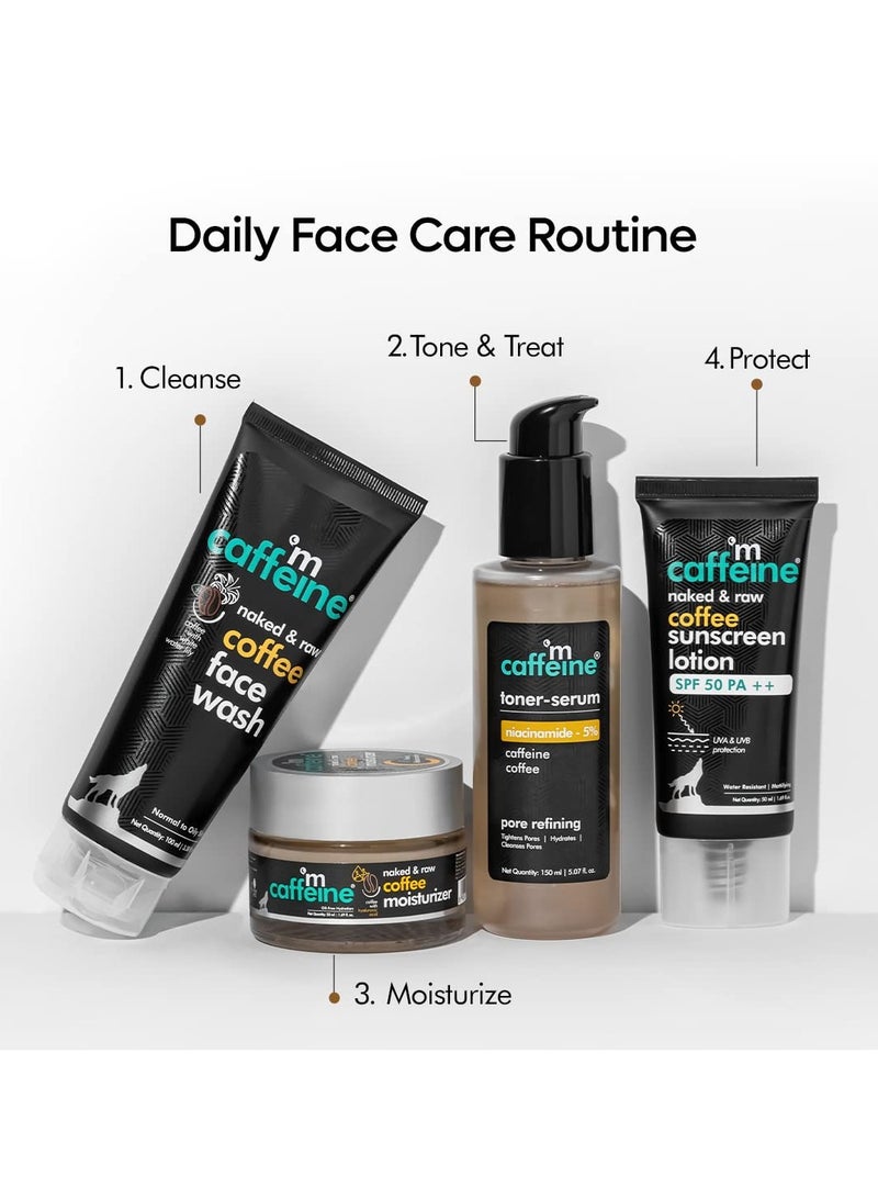 MCaffeine 5% Niacinamide 2 In 1 Toner-Serum With Coffee For Pore Refining|Fades Blemishes, Tightens & Cleanses Pores|24 Hrs Hydration|Lightweight Face Toner For Women & Men - 150 Ml - Image 5