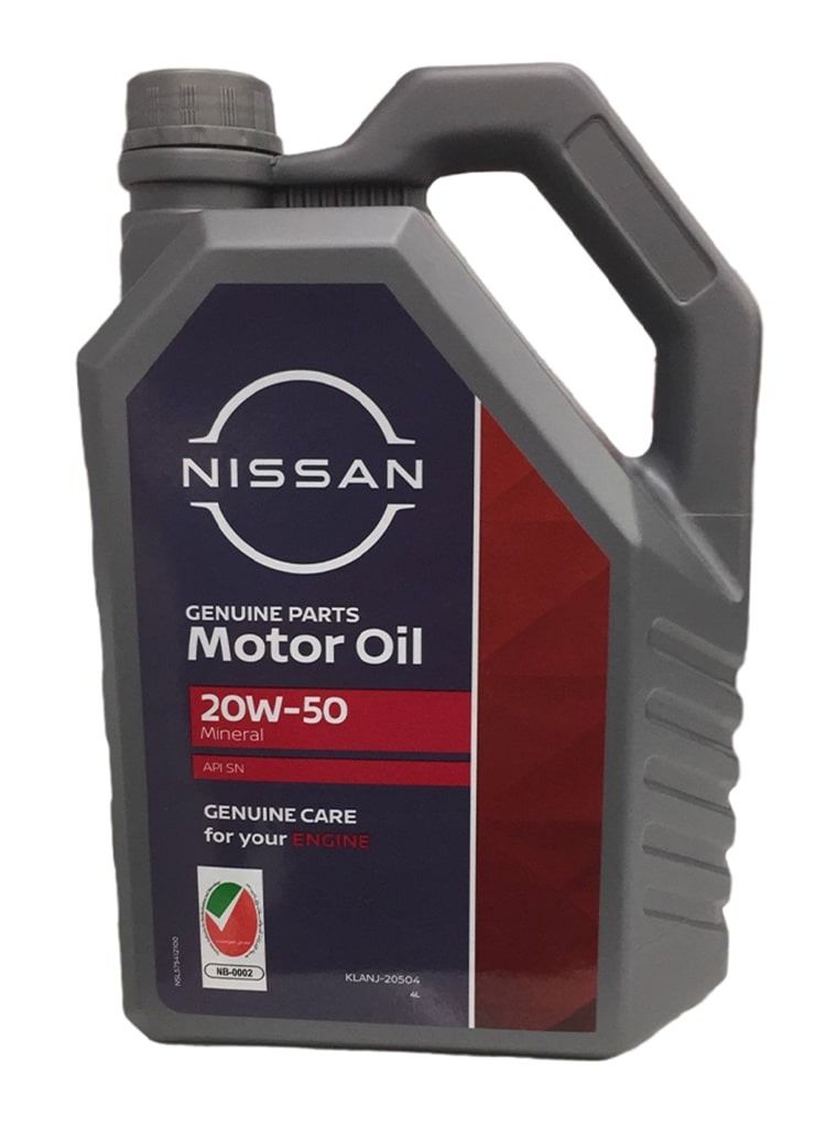 زيت محرك نيسان الأصلي SAE 20W-50 SN 4L (KLANJ-20504)