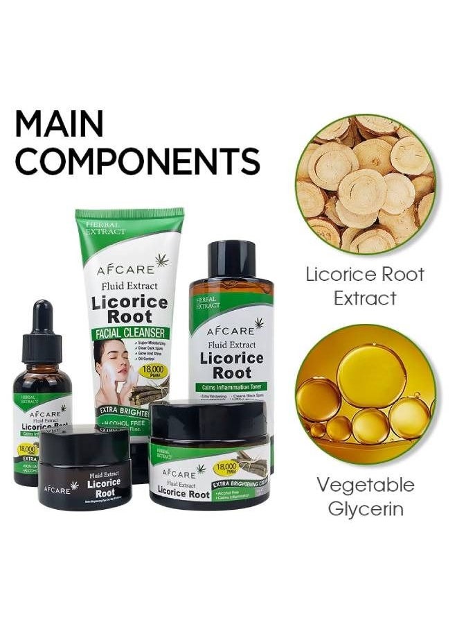 AFCARE licorice root extra brightening skin care set  - Image 2