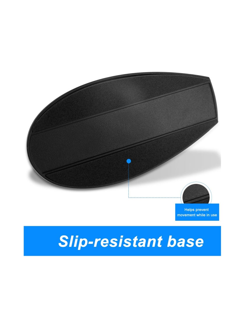 SOLARAE Knife Sharpener, 2-Stage Preset Coarse & Fine Slots Knife Sharpening, Professional Knife Sharpeners for Kitchen Knives, Stable Non-Slip Base, Compact for Easy Storage (Black) - Image 3