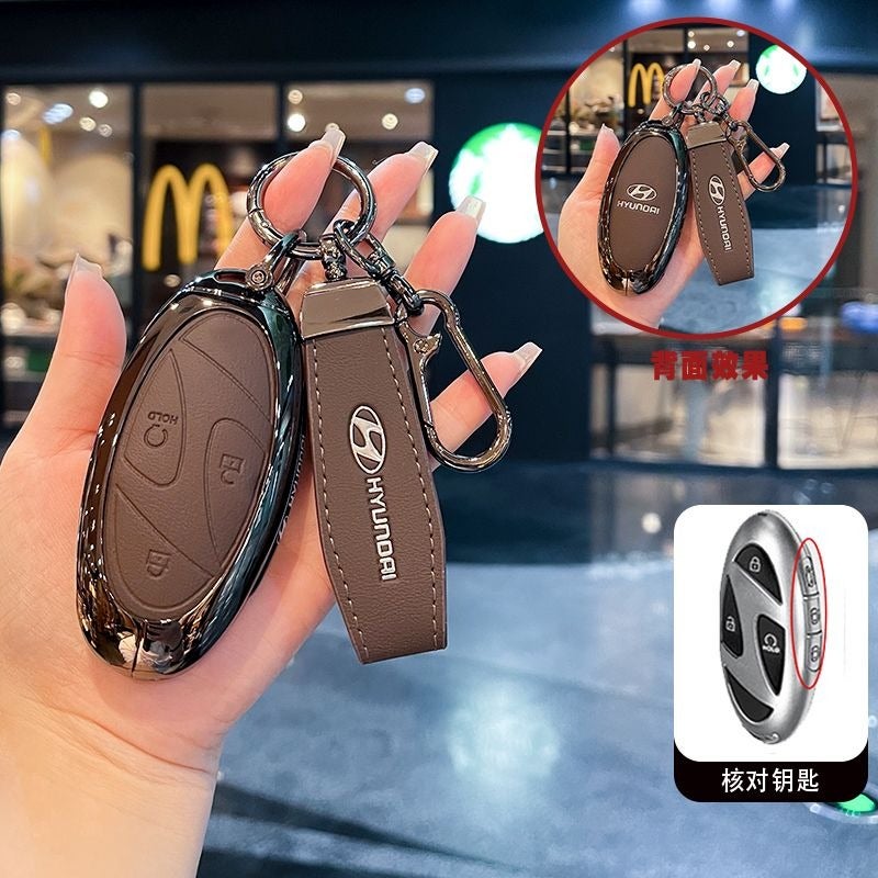 2025 New Modern Tucson Key Case - Metal Shell Cover for All Models
