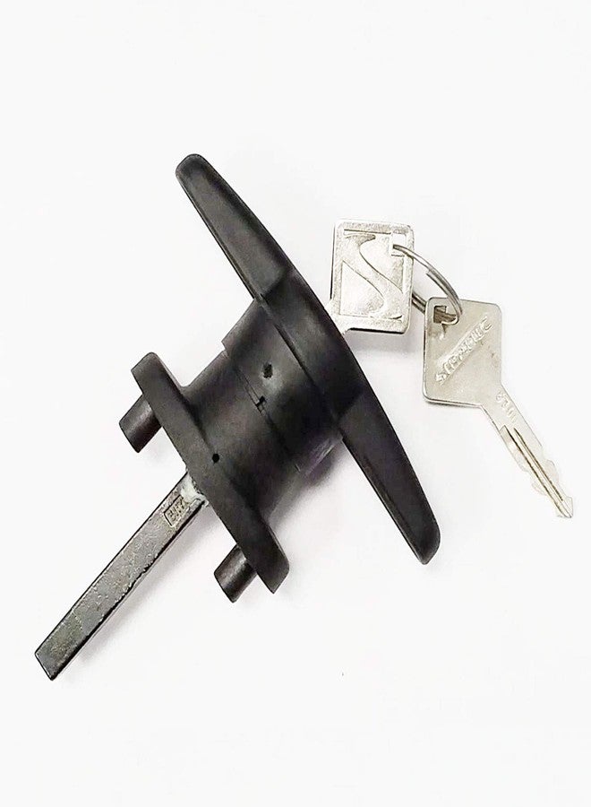 ARE T-Handle for ARE Pickup Truck Camper Shell Door with 2 Keys - Image 1