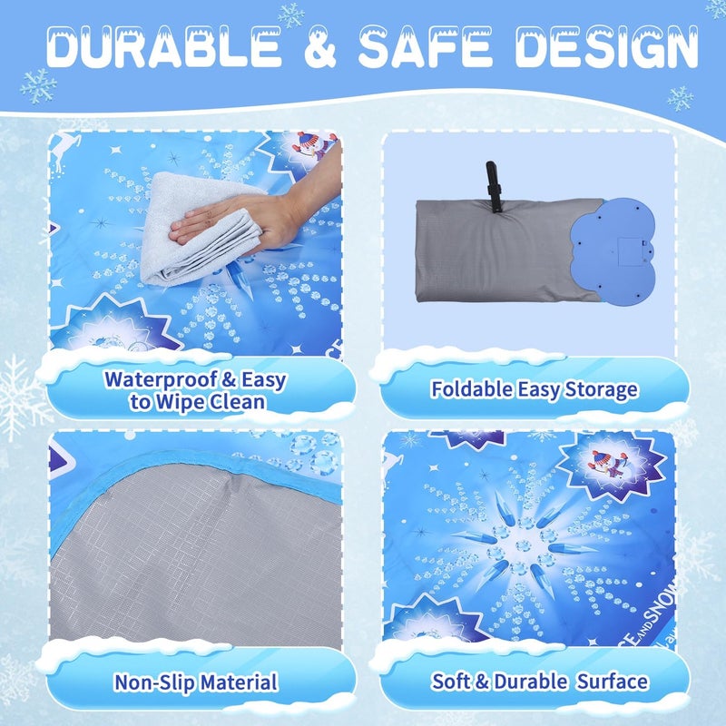 Dance Mat Children's Toy Gifts for Girls 3 4 5 6 7 8 9 Years, 6 Buttons Dance Mat with Bluetooth, Flowing Light Control System with Stand, Bluetooth Music, Princess Gift for 3-12 Years - Image 5