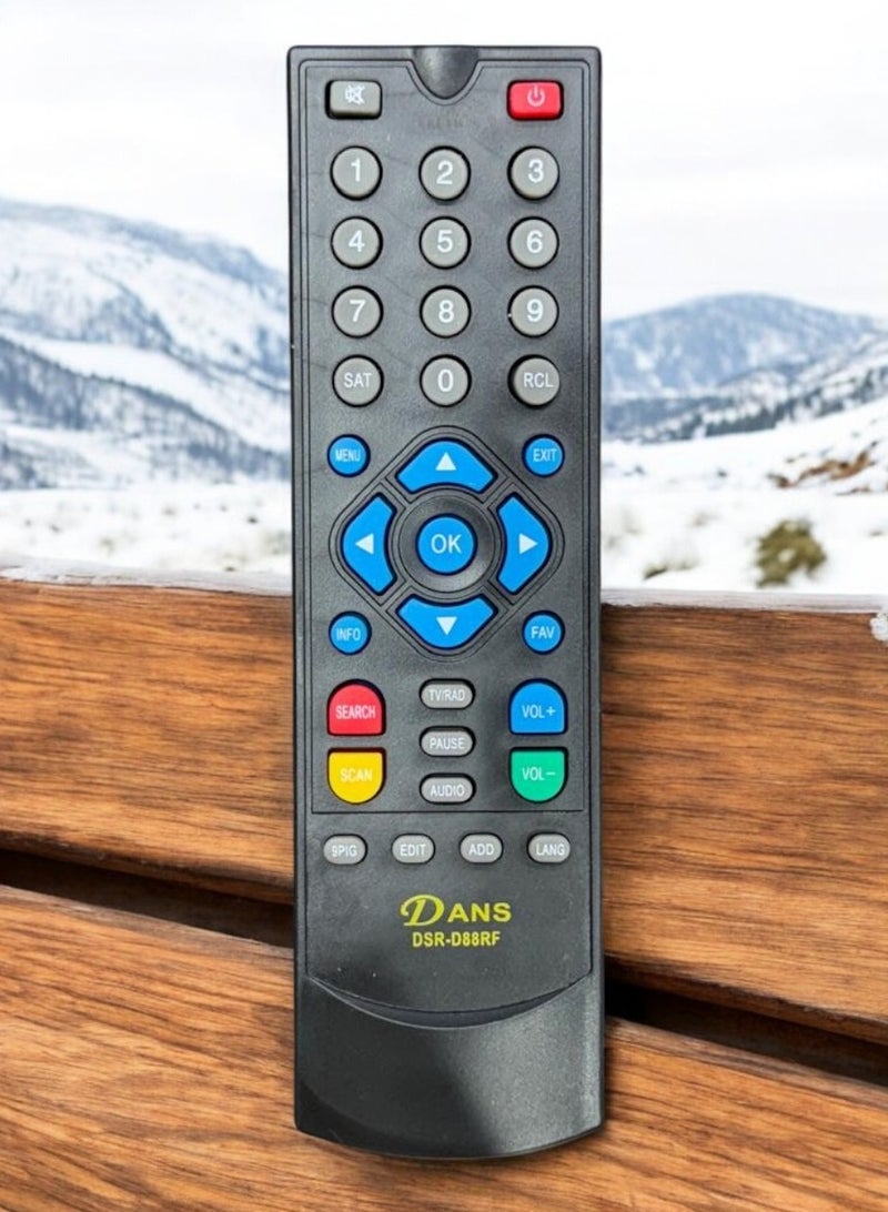 Universal Remote Control DSR-D88RF - Streamlined Design with Multi-Device Functionality