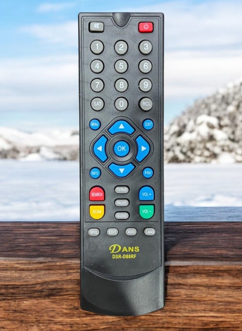 Universal Remote Control DSR-D88RF - Streamlined Design with Multi-Device Functionality
