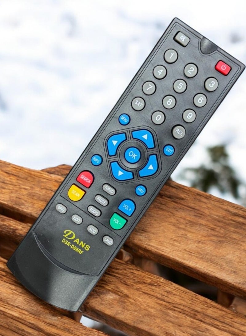 Universal Remote Control DSR-D88RF - Streamlined Design with Multi-Device Functionality