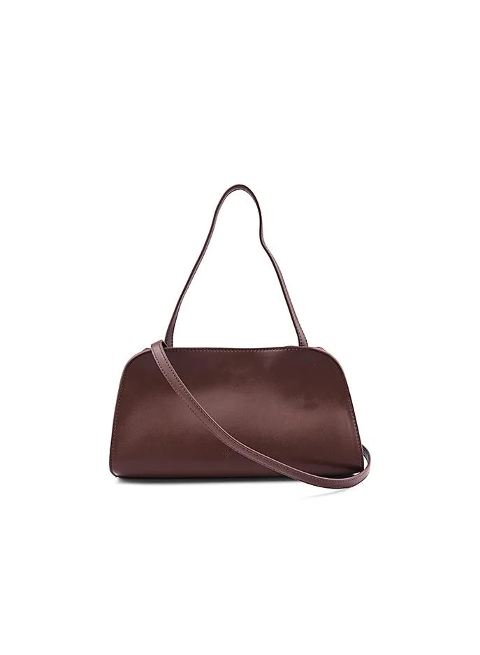 Cuple Cuple Structured Zip Crossbody Bag