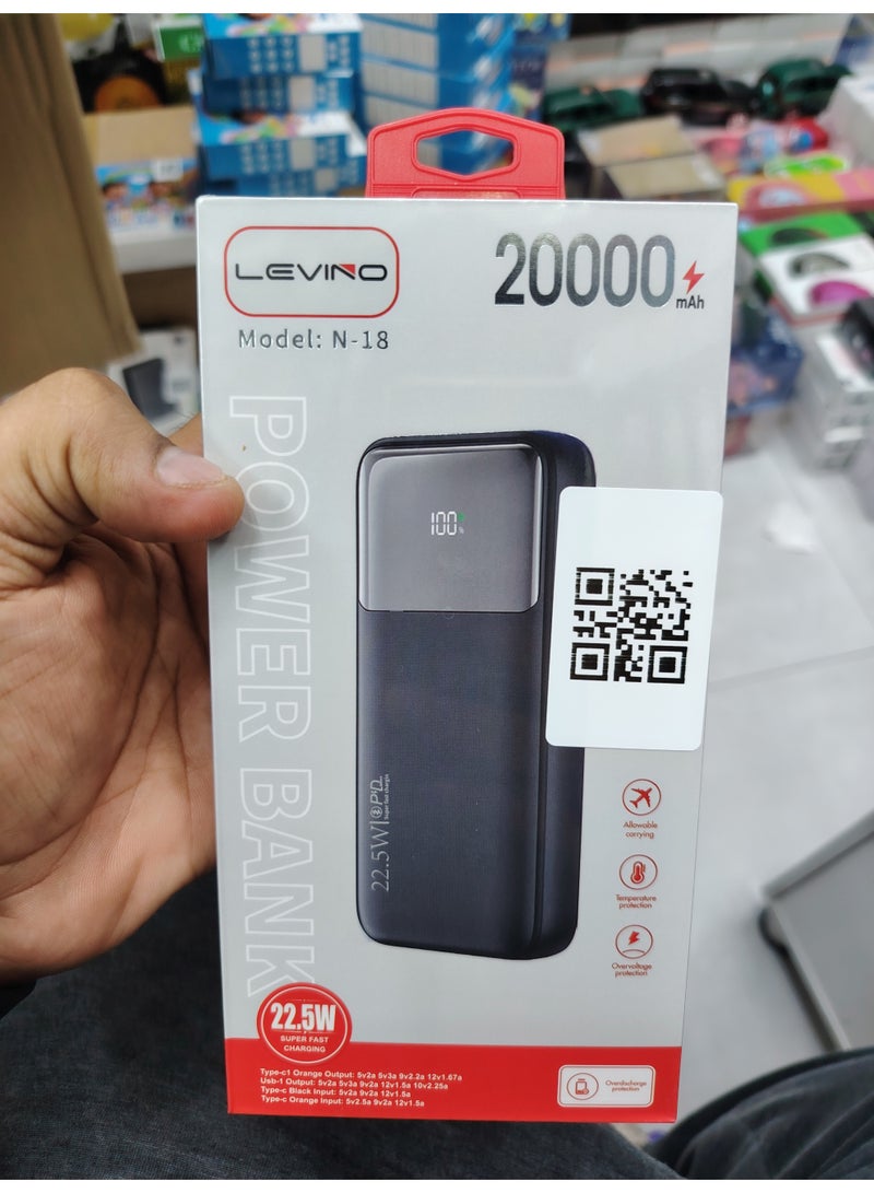 Levino N18 20000mah white - Image 1