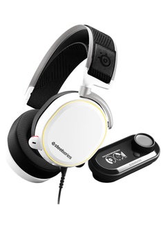 Arctis Pro + GameDAC Wired Gaming Headset - Certified Hi-Res Audio - Dedicated DAC and Amp - for PS5/PS4 and PC - White