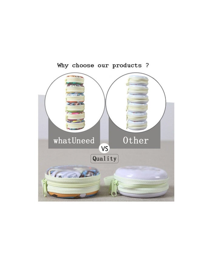 Mini Coin Purse for Kids, Expression Wallet Key Holder Clutch Bags, Coin, Tray, Headphones, Data Cable Mini Storage Package, Gift for Boy and Girls (6 Pcs Random) - Image 4