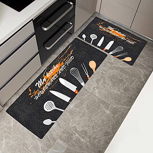 Home-Cloud HomeCloud Kitchen mat | Floor mat | Door mat| Anti-Slip, Soft,Washable, Printed, Designer, for Floor, Kitchen, Room (6 mm Thick)(41 x 122 cm 41 x 61 cm) - Image 4