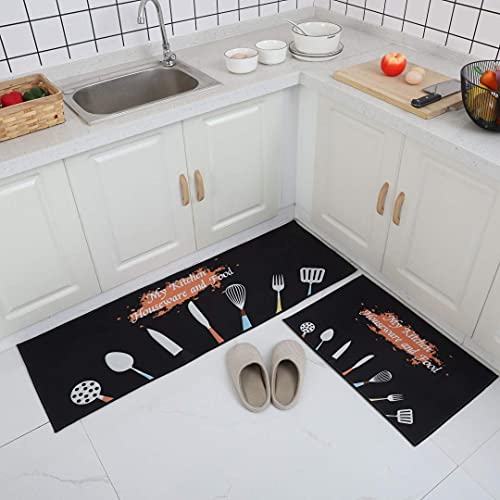 Home-Cloud HomeCloud Kitchen mat | Floor mat | Door mat| Anti-Slip, Soft,Washable, Printed, Designer, for Floor, Kitchen, Room (6 mm Thick)(41 x 122 cm 41 x 61 cm) - Image 3