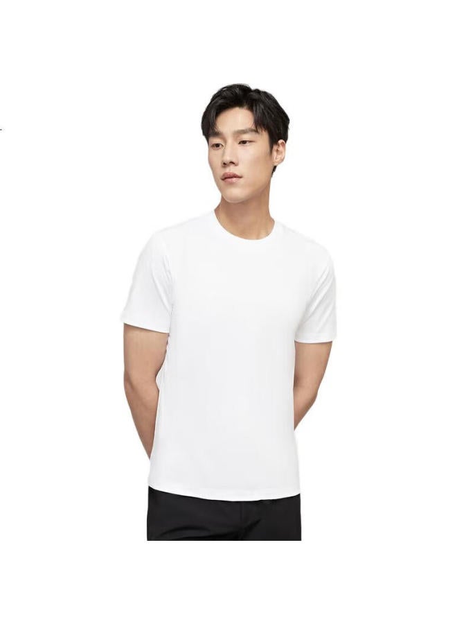 YOUNGOR Men'S T-Shirt Summer Young Men'S Business Casual Round Neck Short-Sleeve T-Shirt, Bleached, 3Xl - Image 1