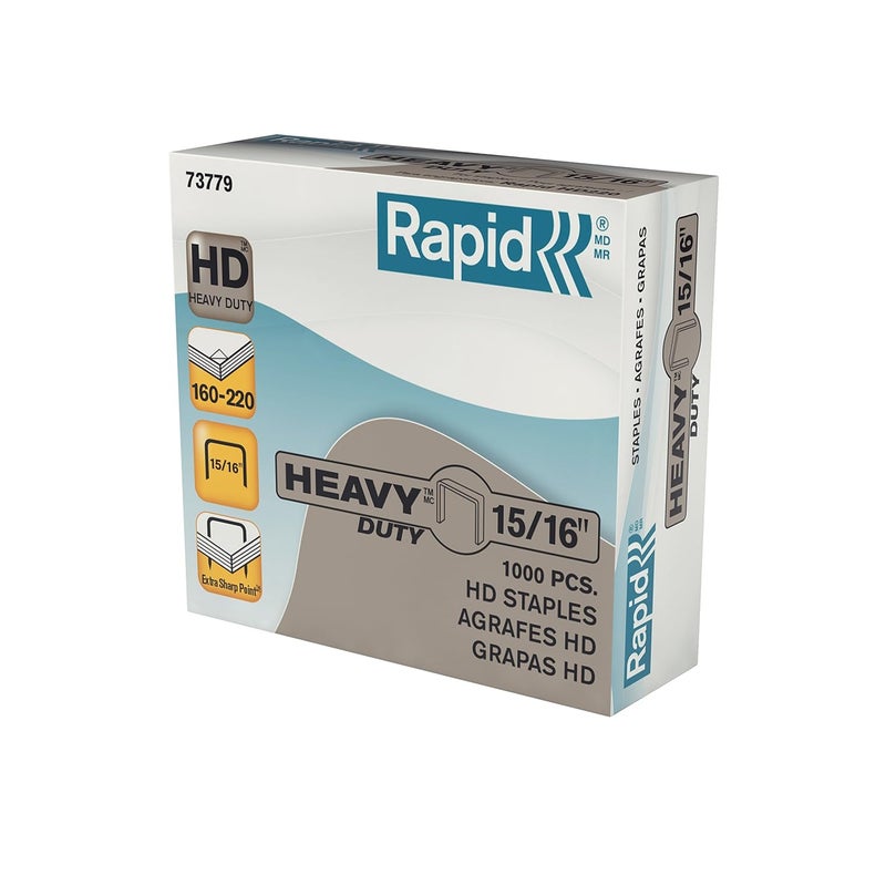 Xyron Rapid HD Heavy Duty 15/16-Inch Staples, 1000 Count - Image 1