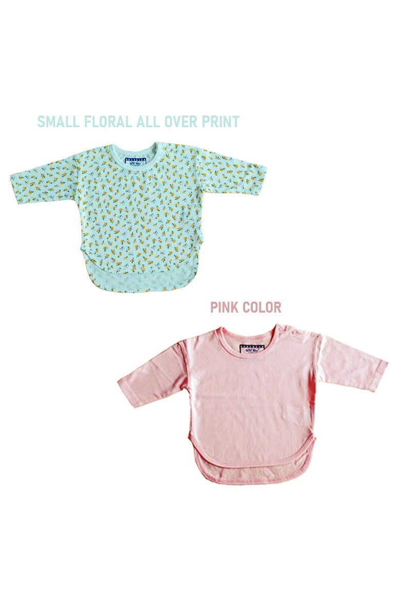 WiNi BEE Baby girl Clothes 2-Pack Tops Long sleeve baby Tee girls T-shirt Newborn Floral Printed 0-24 Months - Image 3