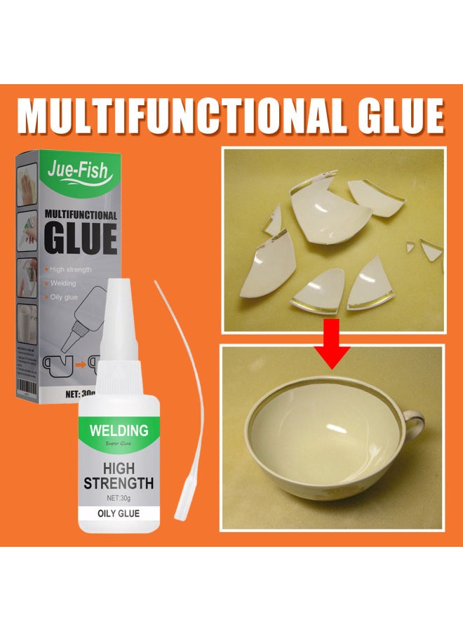JUE FISH Multifunctional Glue Transparent Quick-drying Glue Wood Ceramic Universal Waterproof And Wear-resistant Multifunctional Glue - Image 4