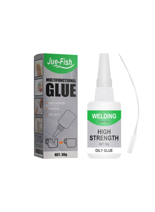 JUE FISH Multifunctional Glue Transparent Quick-drying Glue Wood Ceramic Universal Waterproof And Wear-resistant Multifunctional Glue - Image 1
