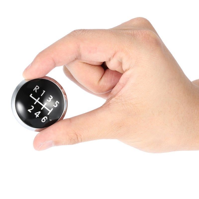 6 Speed Gear Knob Badge Emblem Cap Knob Cover Replacement for VW T5 Transporter 2003-2010 - Image 2