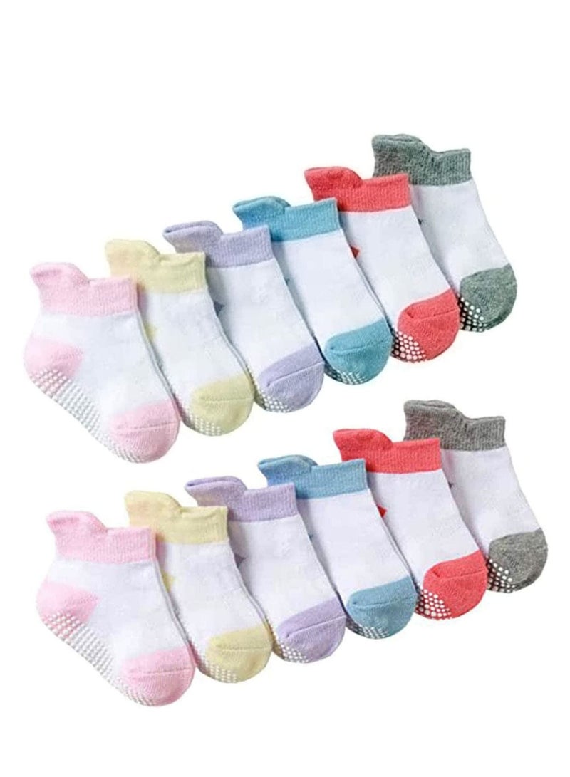 SYOSI Anti Slip Non Skid Ankle Socks With Grips  - Image 1