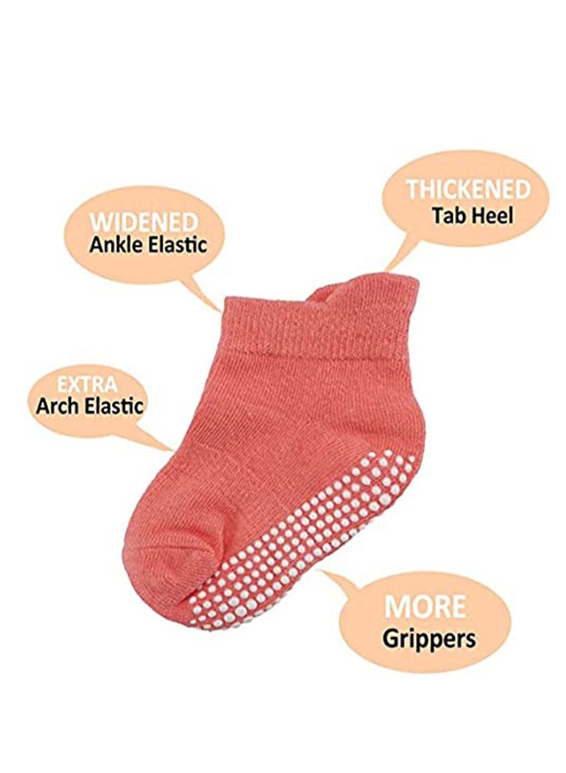 SYOSI Anti Slip Non Skid Ankle Socks With Grips  - Image 3