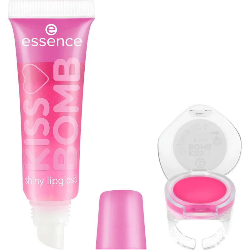 Essence Kiss Bomb Shiny Lipgloss & Lip Balm 01